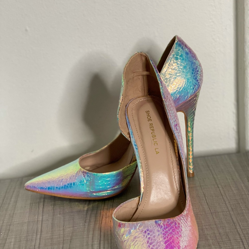 Multi color stilettos heel - Picture 4 of 4